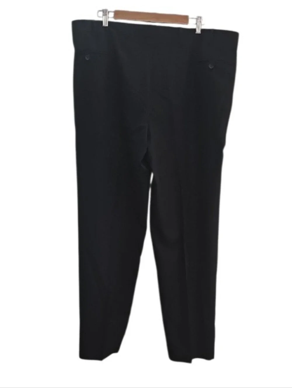Kilburne & Finch Pinstripe 2 pc Suit Men 46R 41W Black Business Wedding Formal